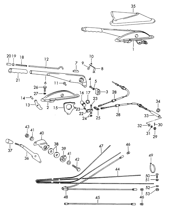 (New) 911 Parking Brake Brake Rubber Washer 1965-89