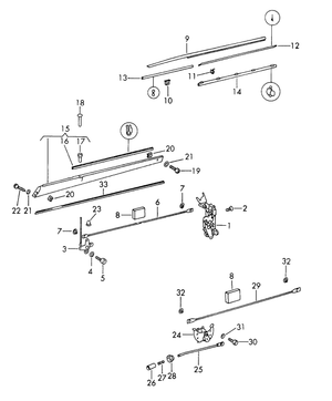 (New) 911/912 Armrest Grommet - 1965-68