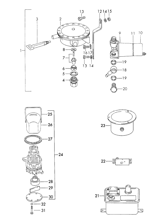 (New) 911 Webasto Relay 1965-73
