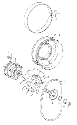 (New) 911 Tensioning Cap for Motorola Alternator - 1965-89