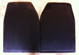 (New) 911/912 Rear Rubber Floor Mats - 1965-73