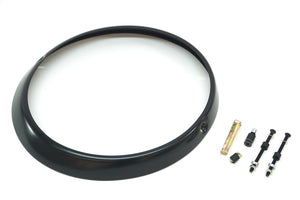 (New) 911/912/930 Black Headlight Trim Ring for Euro H4 Headlamp - 1965-86