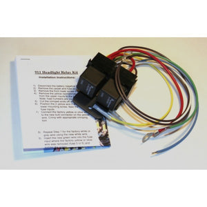 (New) 911/912E/930 Headlight Relay Kit - 1974-89