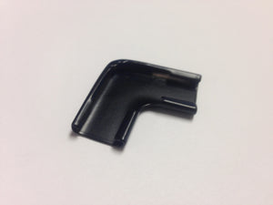 (New) Black Upper Quarter Window Trim Corner Piece - 1984-94