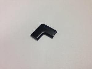 (New) Black Upper Quarter Window Trim Corner Piece - 1984-94