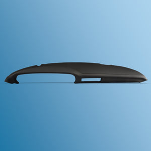 (New) 911/912E/930 German Black Vinyl Dashboard w/o Loudspeaker Grille w/ Center Nozzle - 1975-85