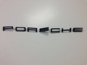 (New) 911 "Porsche" Black Letter Set Emblem - 1972-73