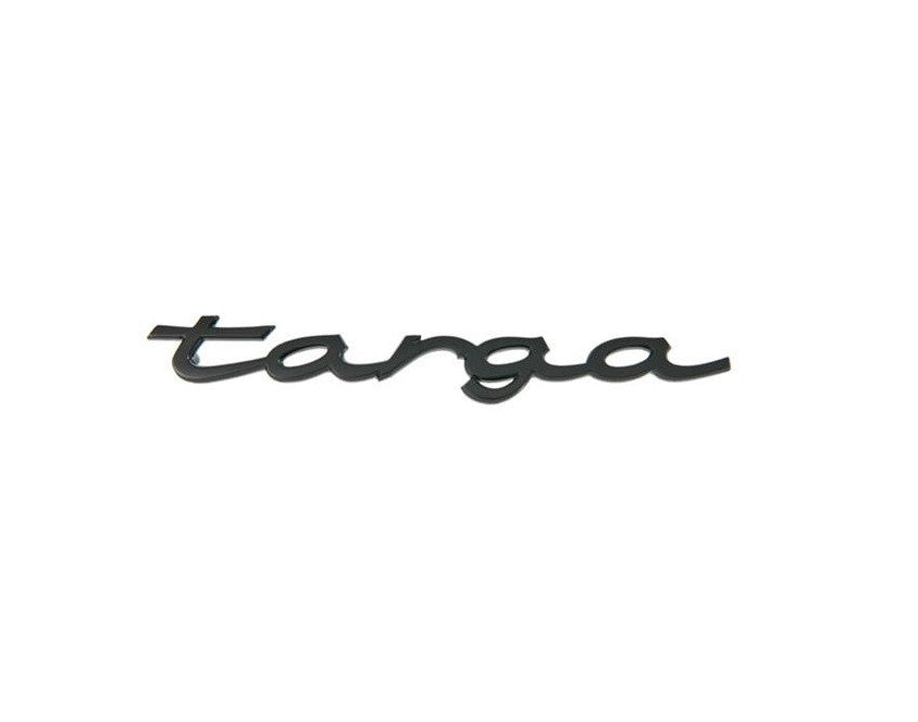 (New) Black "Targa" Emblem - 1970-94