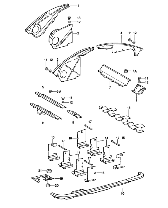 (Used) 911 Engine Cover Left - 1978-83