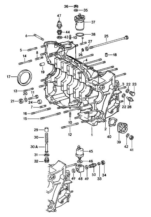 (New) 911 Oil Pressure Sending Block 1974-89