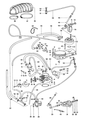 (Used) 911 Throttle Body - 1975