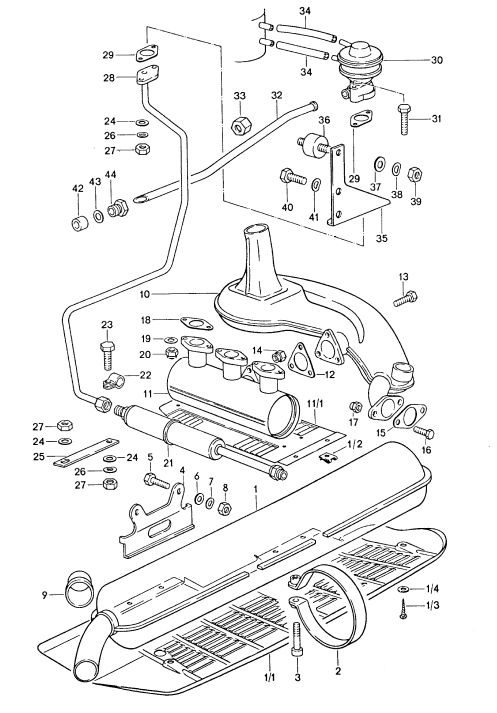 (New) 911 Muffler Bracket - 1969-83
