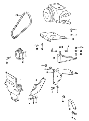 (New) 911 A/C Strut Bracket 1965-83