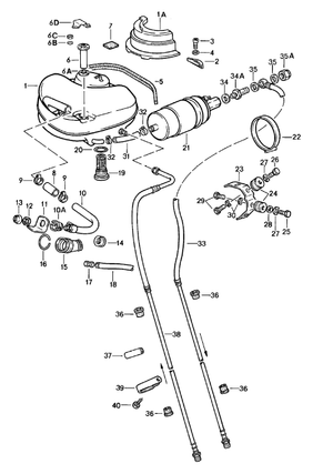 (New) 911 Fuel Filter O-Ring 1974-89