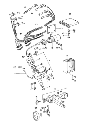 (New) 911 Ignition Switch Reinforcement Plate 1970-86