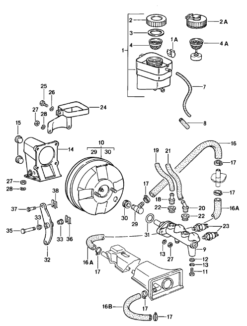 (New) 911/928/944/968 Brake Master Cylinder Grommet - 1976-95