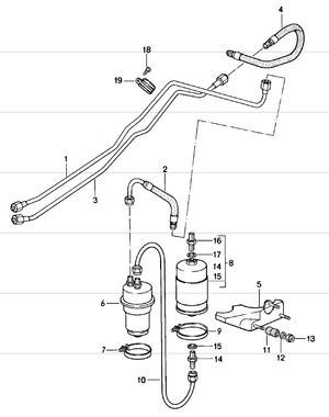 (New) 911 Fuel Return Line - 1974-79
