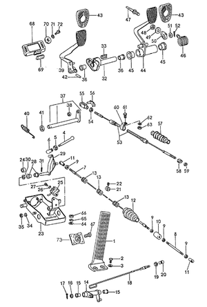 (New) 911/914 Clutch Cable Trunion 1965-77