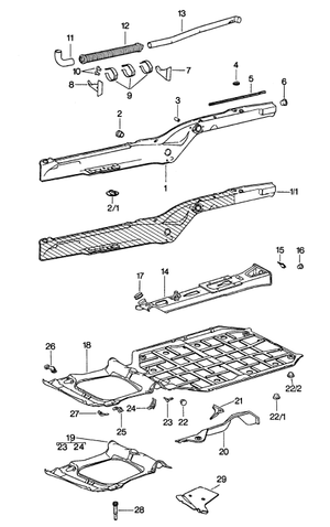 (New) 911 Battery Tray - 1974-89