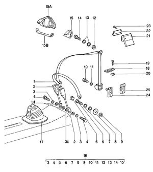 (New) 911/912 Seat Belt Rosette - 1974-95