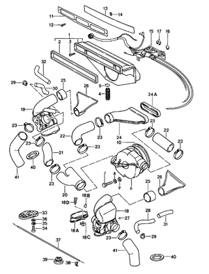 (New) 911 Air Box Connecting Flange 1974-89