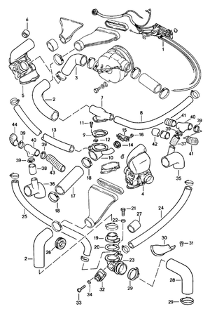 (New) 911 Air Cooling Duct Hose 1974-89