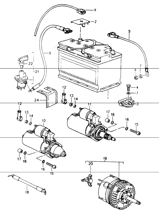 (Used) 911 Starter for Automatic Transmission 1989-98