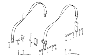 (New) 911 Rear Seat Spacer Sleeve 1978-94