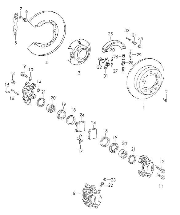 (Used) 356/911 E Brake Return Spring - 1960-89
