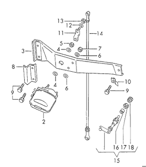 (Used) 911 Rear Wiper Bracket 1965-77