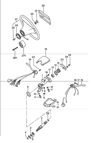 (New) 911/912 Lower Steering Shaft Bellow - 1965-89