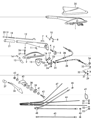 (New) 912 Heater Cable Guide 1965-69