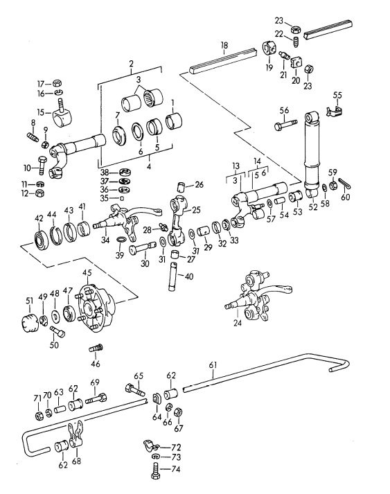 (New) 356/911/912/914 Clamping Nut 1955-76