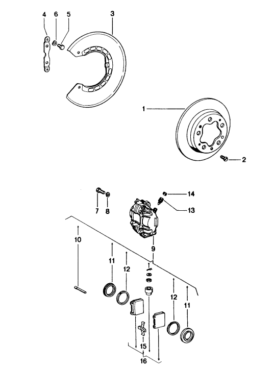 (New) 914 Rear Brake Rotor 1970-76