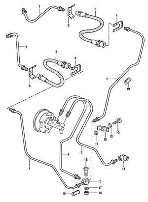 (New) 356/911/912/914 Brake Line 3 Way Connector - 1950-89