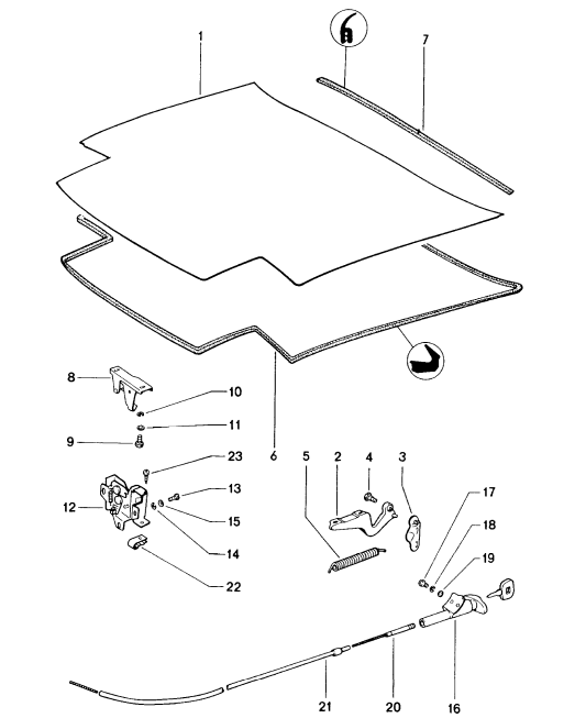 (New) 914/914-6 Hood Seal