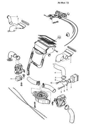 (Used) 914 Heating Ventilation Intermediate Piece 1973-76