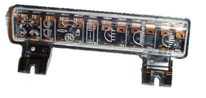 (New) 914 12 Pole Fuse Box w/ Cover - 1970-76