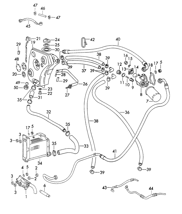 (New) 72 911T-E Oil Filter Console
