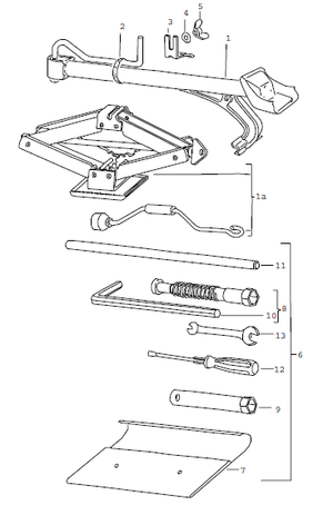 (Used) Early Original 924 Jack - 1976-77