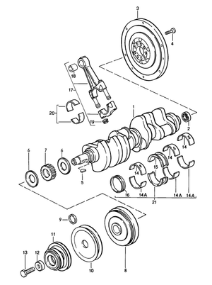 (New) 356/912/924/928/944/968 Clutch Pilot Bearing 1950-95