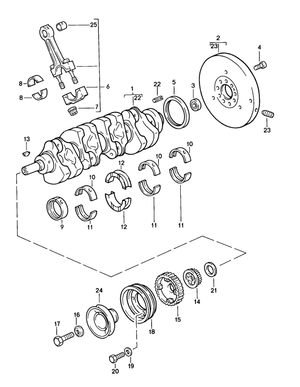 (New) 924/928/944/968 Connecting Rod Nut 1978-95