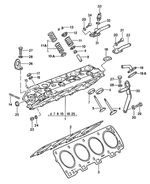 (New) 924/928/944 Valve Guide 1st O/S 1979-89