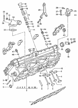 (New) 968 Engine Intake Valve - 1992-95