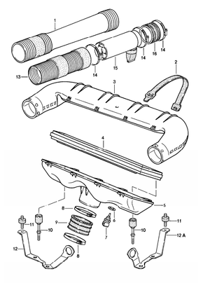 (New) 928 Intake Manifold Sleeve 1983-86