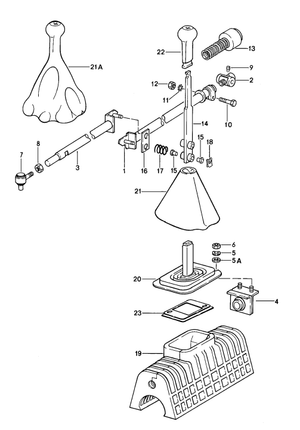 (New) 911/928 Manual Transmission Shift Rod Support Ball Joint - 1978-98