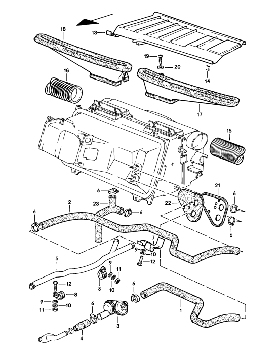 (New) 928/944/968 Heater Control Valve - 1978-95