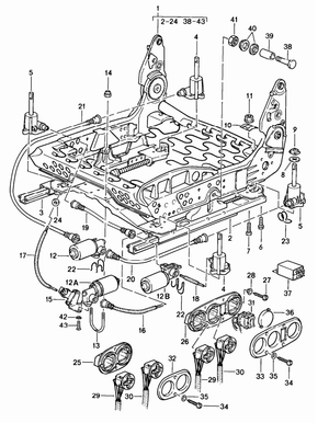 (New) 911/928/944/968 Power Seat Switch 1984-95