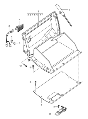 (New) 911/928/Boxster Glove Compartment Light 1978-05