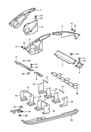 (New) 911 Turbo Engine Tin Left - 1978-89